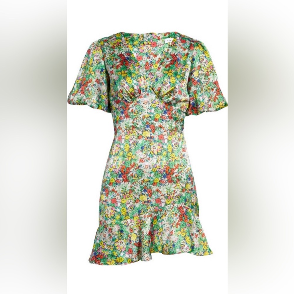 Topshop Vibrant Floral Cocktail Dress